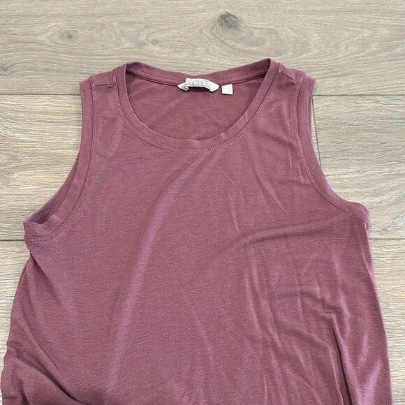 ATHLETA Crushed Berry‎ Threadlight Twist Side Active Workout Yoga Tank Top Sz XS - Picture 4 of 9